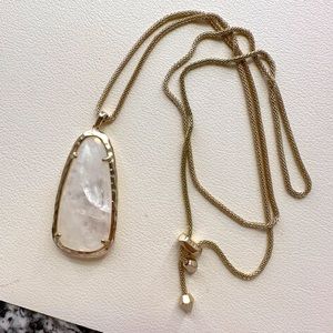 White Kendra Scott necklace